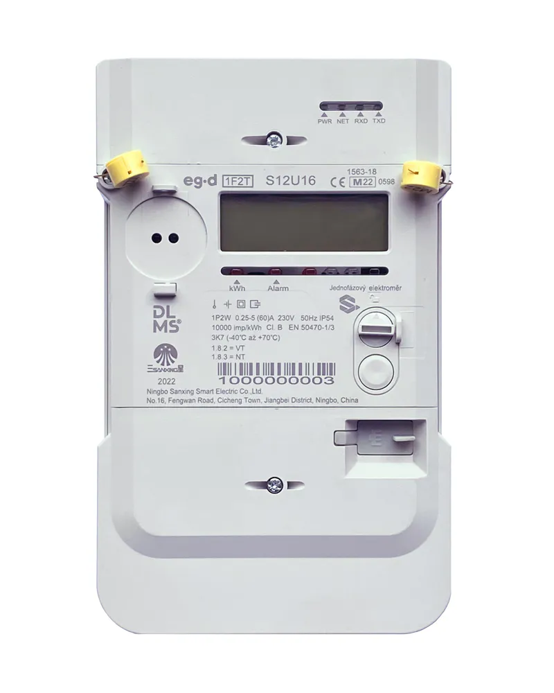 1-fázový inteligentný elektromer S12U16